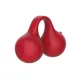 SVibe Snail TWINN Finger Vibrator - Cherry (Red) - NO APP SVibe Snail TWINN Finger Vibrator - Cherry (Red) - NO APP