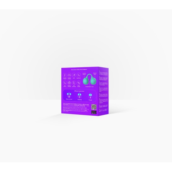 SVibe Snail TWINN Finger Vibrator - Teal (Tiffany) - APP