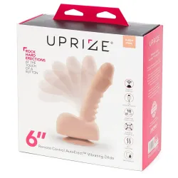 Uprize Remote Control Rising 6 Inch Vibrating Realistic Dildo Pink Flesh Uprize Remote Control Rising 6 Inch Vibrating Realistic Dildo Pink Flesh