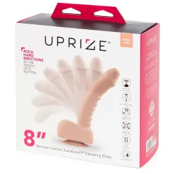 Uprize Remote Control Rising 8 Inch Vibrating Realistic Dildo Pink Flesh Uprize Remote Control Rising 8 Inch Vibrating Realistic Dildo Pink Flesh