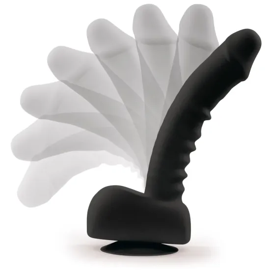 Uprize Remote Control Rising 8 Inch Vibrating Realistic Dildo Black Uprize Remote Control Rising 8 Inch Vibrating Realistic Dildo Black