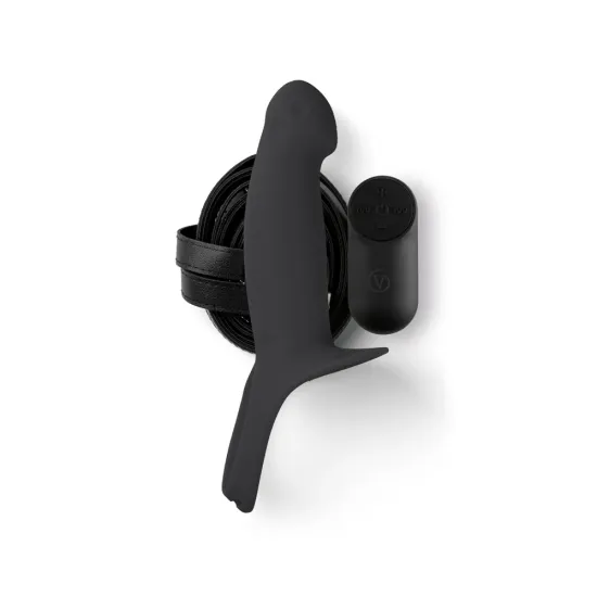 Virgite - Hollow Harness With Vibration H3 Size S - Black Virgite - Hollow Harness With Vibration H3 Size S - Black
