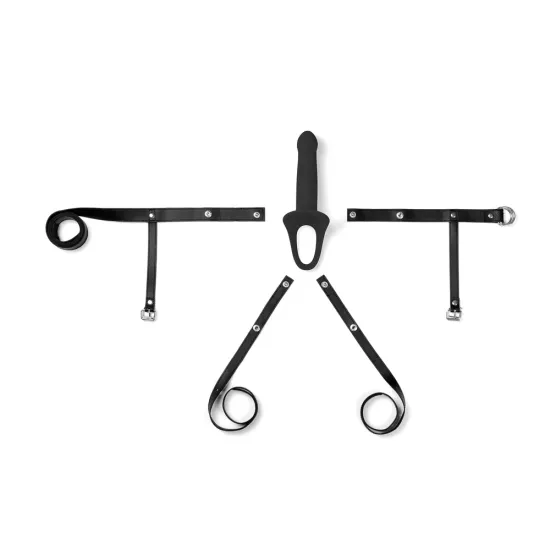 Virgite - Hollow Harness With Vibration H4 Size L - Black Virgite - Hollow Harness With Vibration H4 Size L - Black