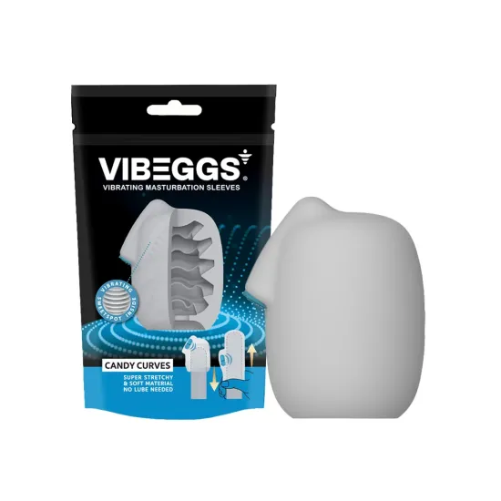 VIBEGGS - Candy Curves - Vibrating Masturbation Sleeve VIBEGGS - Candy Curves - Vibrating Masturbation Sleeve