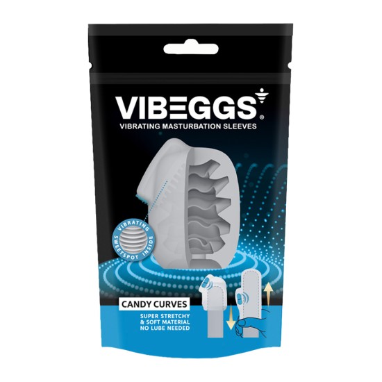 VIBEGGS - Candy Curves - Vibrating Masturbation Sleeve