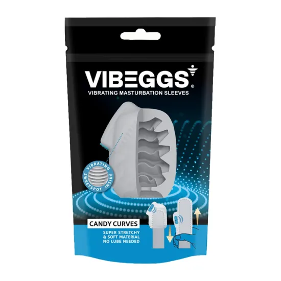 VIBEGGS - Candy Curves - Vibrating Masturbation Sleeve VIBEGGS - Candy Curves - Vibrating Masturbation Sleeve