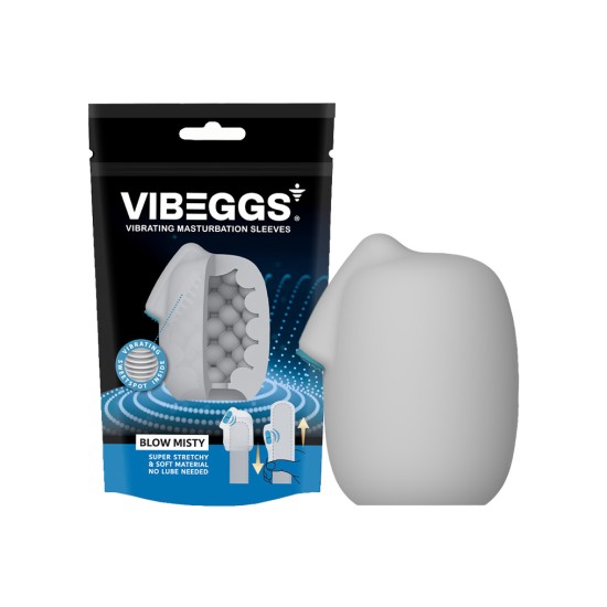 VIBEGGS - Blow Misty - Vibrating Masturbation Sleeve VIBEGGS - Blow Misty - Vibrating Masturbation Sleeve