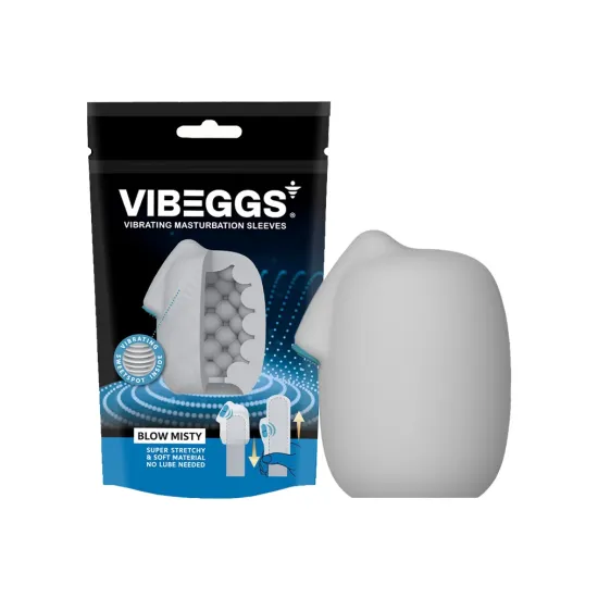 VIBEGGS - Blow Misty - Vibrating Masturbation Sleeve VIBEGGS - Blow Misty - Vibrating Masturbation Sleeve