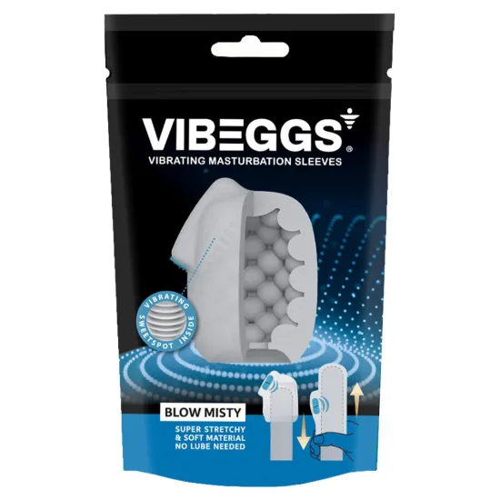 VIBEGGS - Blow Misty - Vibrating Masturbation Sleeve VIBEGGS - Blow Misty - Vibrating Masturbation Sleeve