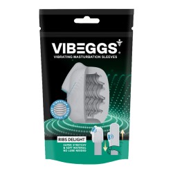 VIBEGGS - Ribs Delight - Vibrating Masturbation Sleeve VIBEGGS - Ribs Delight - Vibrating Masturbation Sleeve