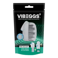 VIBEGGS - Ribs Delight - Vibrating Masturbation Sleeve