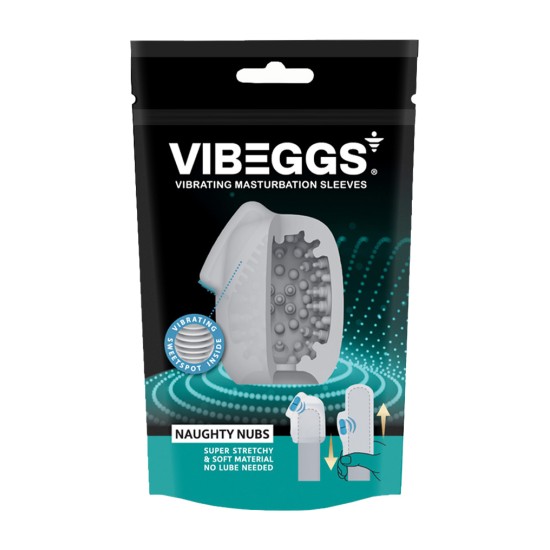 VIBEGGS - Naughty Nubs - Vibrating Masturbation Sleeve VIBEGGS - Naughty Nubs - Vibrating Masturbation Sleeve