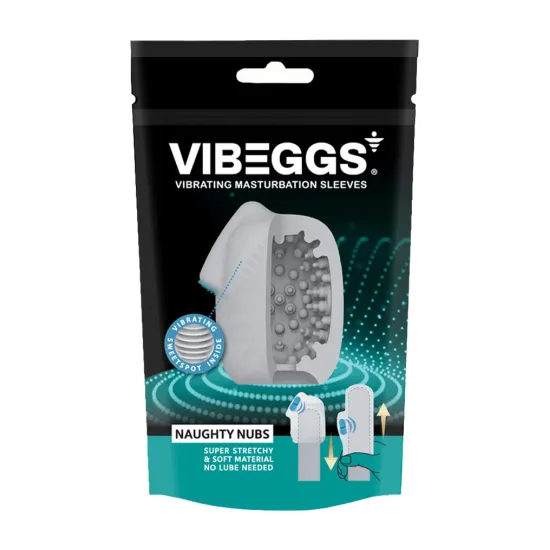 VIBEGGS - Naughty Nubs - Vibrating Masturbation Sleeve VIBEGGS - Naughty Nubs - Vibrating Masturbation Sleeve