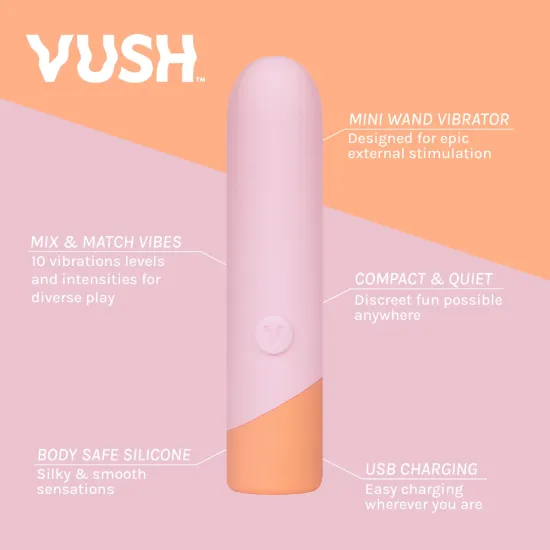 Vush - Peachy Bullet Massager Vush - Peachy Bullet Massager