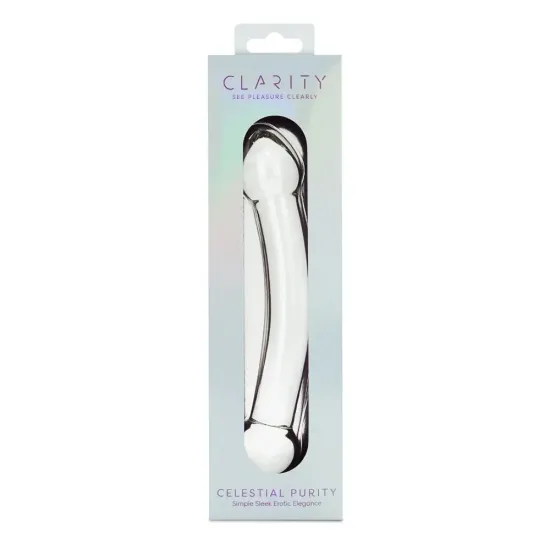 Clarity - Glass Dildo - Celestial Purity Clarity - Glass Dildo - Celestial Purity