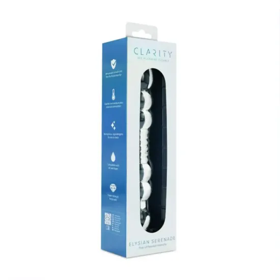 Clarity - Glass Dildo - Elysian Serenade Clarity - Glass Dildo - Elysian Serenade