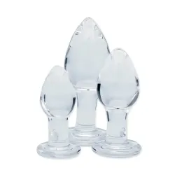 Clarity - Glass Butt Plug Set - Utopian Trinity