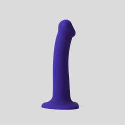 Strap On Me - Glow-LED Dildo Purple - M