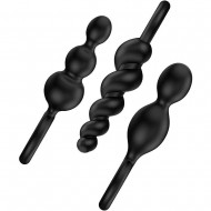 Satisfyer Booty Call Set Of 3 Black Anal Plugs Satisfyer Booty Call Set Of 3 Black Anal Plugs