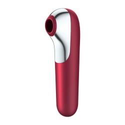 Satisfyer App Enabled Dual Love Clitoral Massager Red Satisfyer App Enabled Dual Love Clitoral Massager Red