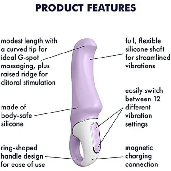 Satisfyer Vibes Charming Smile Rechargeable GSpot Vibrator Satisfyer Vibes Charming Smile Rechargeable GSpot Vibrator