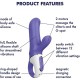 Satisfyer Vibes Magic Bunny Rechargeable GSpot Vibrator Satisfyer Vibes Magic Bunny Rechargeable GSpot Vibrator