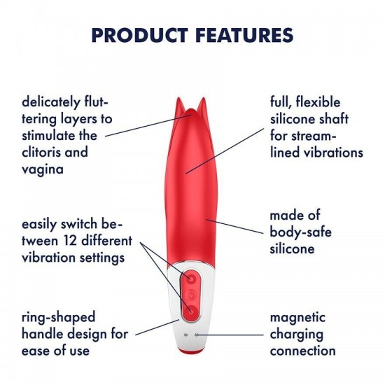 Satisfyer Power Flower Clitoral Vibrator Satisfyer Power Flower Clitoral Vibrator