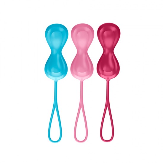 Satisfyer Set Of 3 Orgasm Balls With Moving Inner Balls Satisfyer Set Of 3 Orgasm Balls With Moving Inner Balls