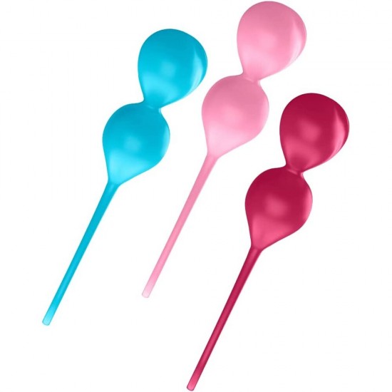 Satisfyer Set Of 3 Weighted Double Training Orgasm Balls Satisfyer Set Of 3 Weighted Double Training Orgasm Balls