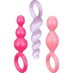 Satisfyer Booty Call Set Of 3 Multicolour Anal Plugs Satisfyer Booty Call Set Of 3 Multicolour Anal Plugs