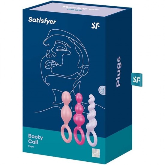 Satisfyer Booty Call Set Of 3 Multicolour Anal Plugs Satisfyer Booty Call Set Of 3 Multicolour Anal Plugs