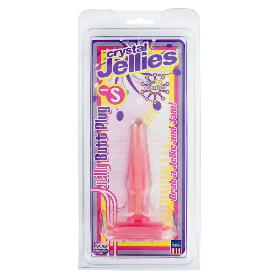 Crystal Jellies Small Butt Plug Pink Crystal Jellies Small Butt Plug Pink