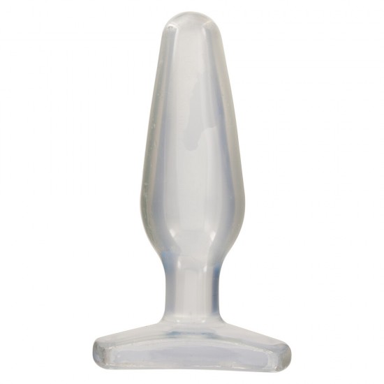 Crystal Jellies Medium Butt Plug Clear Crystal Jellies Medium Butt Plug Clear