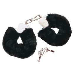 Bad Kitty Black Plush Handcuffs Bad Kitty Black Plush Handcuffs