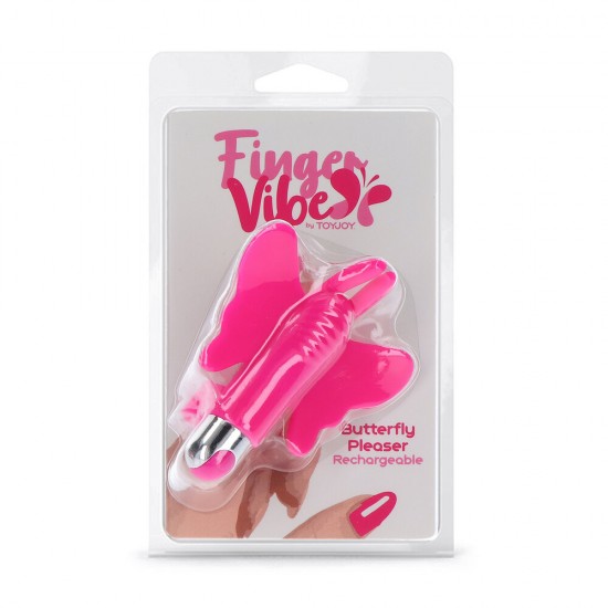 ToyJoy Butterfly Pleaser Rechargeable Finger Vibe ToyJoy Butterfly Pleaser Rechargeable Finger Vibe