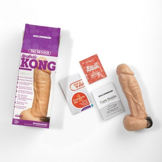 VacULock Kong Realistic Dildo Attachment VacULock Kong Realistic Dildo Attachment