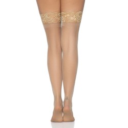 Leg Avenue Stay Up Sheer Thigh Hold Ups Nude UK 6 to 12 Leg Avenue Stay Up Sheer Thigh Hold Ups Nude UK 6 to 12