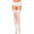 Leg Avenue Stay Up Sheer Thigh Hold Ups White UK 6 to 12