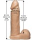 VacULock 8 Inch Realistic Cock With Ultra Harness VacULock 8 Inch Realistic Cock With Ultra Harness