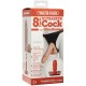 VacULock Ultraskyn 8 Inch Realistic Cock With Ultra Harness VacULock Ultraskyn 8 Inch Realistic Cock With Ultra Harness