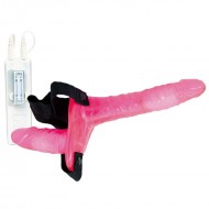 Joyride Pink Duo Double Penis Vibrating Dildo Strap On Joyride Pink Duo Double Penis Vibrating Dildo Strap On