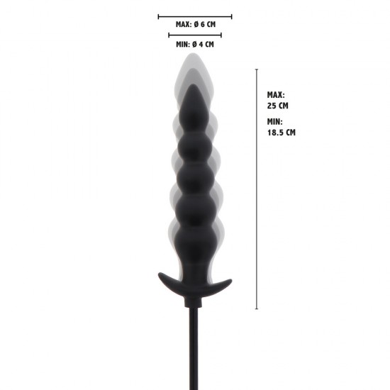 Hidden Desire Extreme Advanced Inflatable Ribbed Plug Hidden Desire Extreme Advanced Inflatable Ribbed Plug