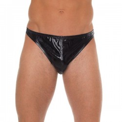 Men Black Shiny GString Men Black Shiny GString