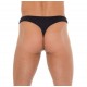 Mens Black GString With A Net Pouch Mens Black GString With A Net Pouch
