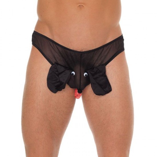 Mens Black Animal Pouch Mens Black Animal Pouch