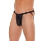 Mens Black Pouch With Jockstraps