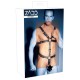Zado Mens Leather Adjustable Harness With Cock Ring Zado Mens Leather Adjustable Harness With Cock Ring