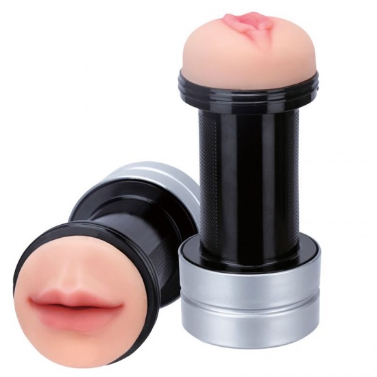 Realstuff 2 In 1 Mouth and Vagina Hummer Masturbator Realstuff 2 In 1 Mouth and Vagina Hummer Masturbator