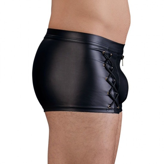NEK Matt Black Tight Fitting Pants NEK Matt Black Tight Fitting Pants