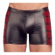 NEK Matte Look Pants In Black and Red NEK Matte Look Pants In Black and Red
